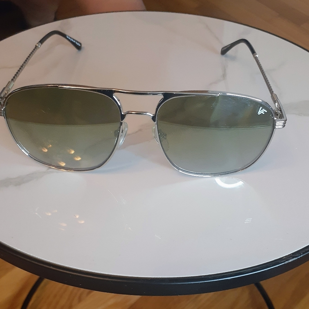 VINTAGE FRAMES COMPANY VF Snatch 18KT Gold Aviator Sunglasses OS